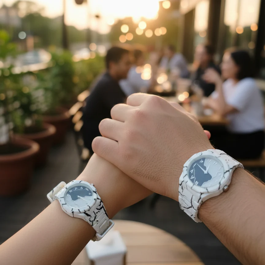 Tiger Aura Couple Watch Set